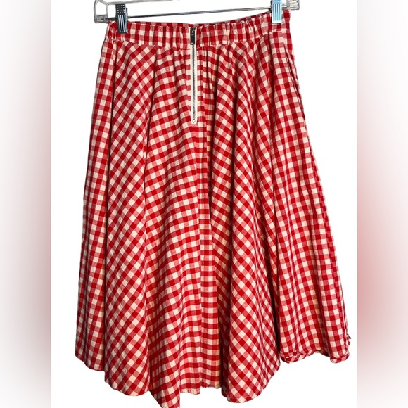 Maggie Tang 1950s Vintage Retro Polka Dots Swing Rockabilly Casual Party Skirt - Picture 12 of 13